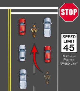 Lane filtering image