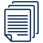 icon shows a stack of papers
