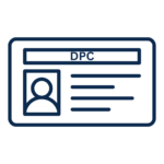 Icon shows a card with a photo and the letter DPC on it