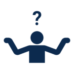 Icon shows a person with a question mark overhead